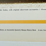 Vintage US Automobile Quarterly Car Portrait Poster The Model A Ford Colour 1978