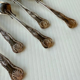 8 x Vintage English Silver Plate Tea Spoons by Philip Marks of Sheffield Kings Pattern EPNS