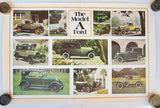 Vintage US Automobile Quarterly Car Portrait Poster The Model A Ford Colour 1973