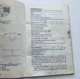 Vintage Handbook For Perkins Diesel Engines 3.152 & D3.152 1970