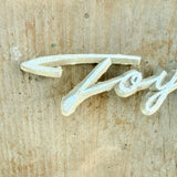 Vintage Genuine Chrome Metal Toyota 700 Publica Badge 1960s