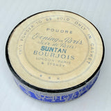 Tiny Vintage Bourjois France Evening In Paris Suntan Face Powder Box