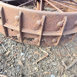 Antique Machinery Cog Wheel For Garden Art Display