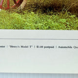 Vintage US Automobile Quarterly Car Portrait Poster Henry’s Model T Ford 1973