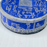 Tiny Vintage Bourjois France Evening In Paris Suntan Face Powder Box