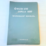 Vintage Mazda 616 (Capella 1600) Workshop Manual Vinyl Binder & Contents 1972