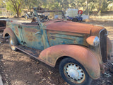 Vintage 1936 Chevrolet Chev Chevy Four Door Tourer Rolling Body Shell