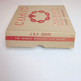 Vintage Coats Nainsook Binding No. 567 Brown - 5 New Old Stock Packets of 5.5 metres each In Original Box