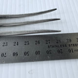 Vintage Christofle France 2 Piece Carving Set Steel & Silver Plate Rococo Pattern