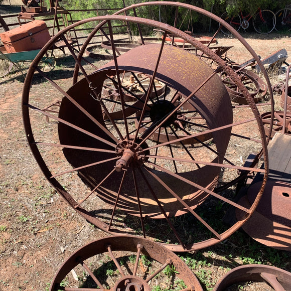 Double Wheel For Garden Art