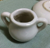 Vintage Miniature Made In Japan Ceramic Trio Monkey Elephant Plate Cup Sugar