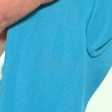 Vintage Collins of NSW 1950s Long Turquoise Blue Nylon Gloves