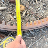 Huge Antique Toothed Cog Wheel For Garden Art Display