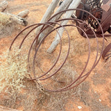 Antique Tempered Steel Cart Rims - PICKUP ONLY - NO SHIPPING
