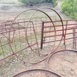 Antique Tempered Steel Cart Rims - PICKUP ONLY - NO SHIPPING