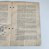 Villiers Mark 7F Torquemaster & 140 Torquemajor 2 Stroke Engine Operating Instructions & Spare Parts List