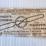 Vintage New Old Stock 1930s Newey’s Nota Bene Spring Hooks & Loops (Eyes) 24 Black Size 0
