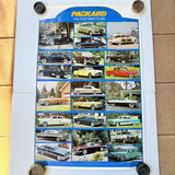 Vintage US Automobile Quarterly Car Poster Packard The Postwar Years 1975