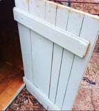 Early Rustic Vintage Wooden Box Cupboard