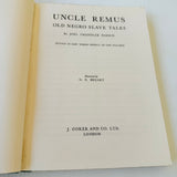 Uncle Remus Old Slave Tales Joel Chandler Harris Vtg Children’s Book HB DJ 1939