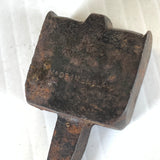 Antique Shoemaker Cobbler Saddle Maker Leatherwork Leatherworking Hand Tool Double Iron With No Handle