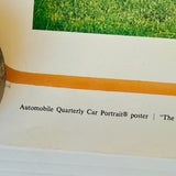 Vintage US Automobile Quarterly Car Portrait Poster The Model A Ford Colour 1973