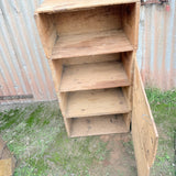 Vintage Handmade Cupboard From Wooden Kerosene Boxes
