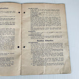 Villiers Mark 7F Torquemaster & 140 Torquemajor 2 Stroke Engine Operating Instructions & Spare Parts List