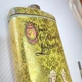 Tall Vintage Imex Old English Lavender Talcum Talc Powder Tin
