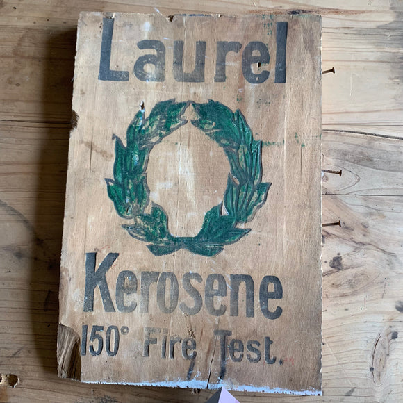 Laurel Kerosene Wooden Box End