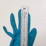 Vintage Collins of NSW 1950s Long Turquoise Blue Nylon Gloves