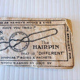 Vintage New Old Stock 1930s Newey’s Nota Bene Spring Hooks & Loops (Eyes) 24 Black Size 0