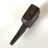 Antique Shoemaker Cobbler Saddle Maker Leatherwork Leatherworking Hand Tool Double Iron With No Handle