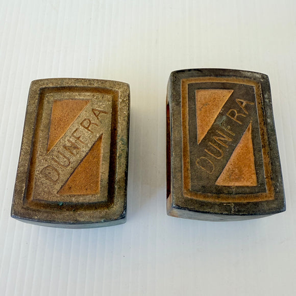 DUNFRA Duncan & Fraser Adelaide Pair Cast Brass Brackets Carriage And Car Makers