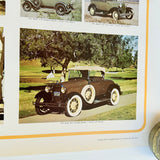 Vintage US Automobile Quarterly Car Portrait Poster The Model A Ford Colour 1978