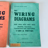 Vintage Wiring Diagrams Books X 2 Cars & Trucks 1946 - 1950 & 1951 - 1955