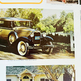 Vintage US Automobile Quarterly Car Portrait Poster The Model A Ford Colour 1978