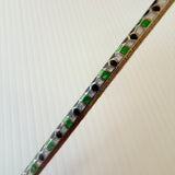 Vintage Silver And Cloisonne Enamel Handle Iced Tea Spoon Straw Sipper Swizzler