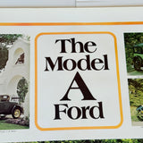 Vintage US Automobile Quarterly Car Portrait Poster The Model A Ford Colour 1973