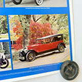 Vintage US Automobile Quarterly Car Portrait Poster Packard The Early Years 1975