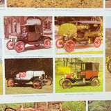 Vintage US Automobile Quarterly Car Portrait Poster Henry’s Model T Ford 1973
