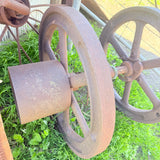 Large Antique Flywheel - Great Garden Feature