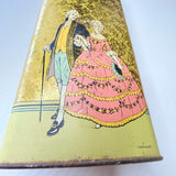 Tall Vintage Imex Old English Lavender Talcum Talc Powder Tin