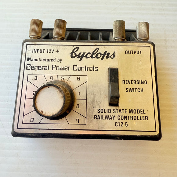 Vintage Solid State Model Railway Controller Cyclops By General Power Controls
