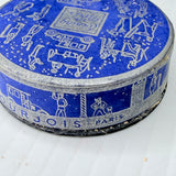 Tiny Vintage Bourjois France Evening In Paris Suntan Face Powder Box