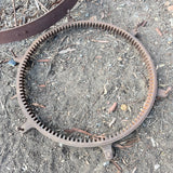 Huge Antique Toothed Cog Wheel For Garden Art Display