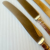 8 x Vintage English Silver Plate Butter Knives Philip Marks EPNS Kings Pattern