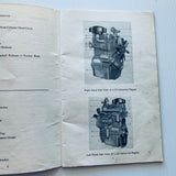 Vintage Handbook For Perkins Diesel Engines 3.152 & D3.152 1970