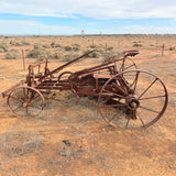 Antique Stump Jump Plough Grader Conversion Farm Heritage Yard Art