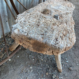 Antique Pioneer Heritage Gum Slab Bench Seat